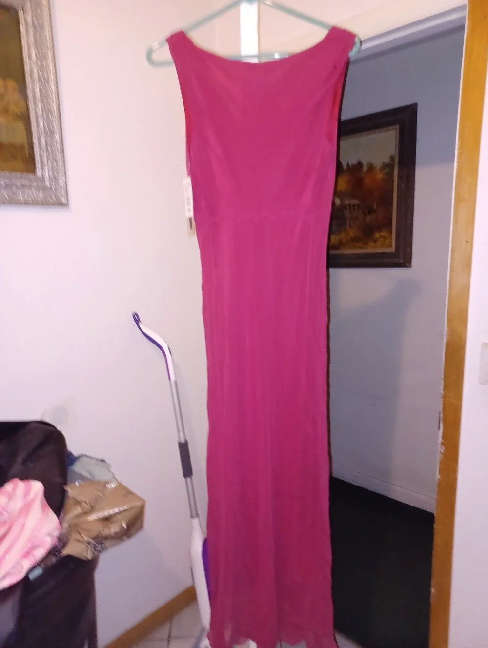 Henne Fuchsia Sleeveless Maxi Dress Size 12